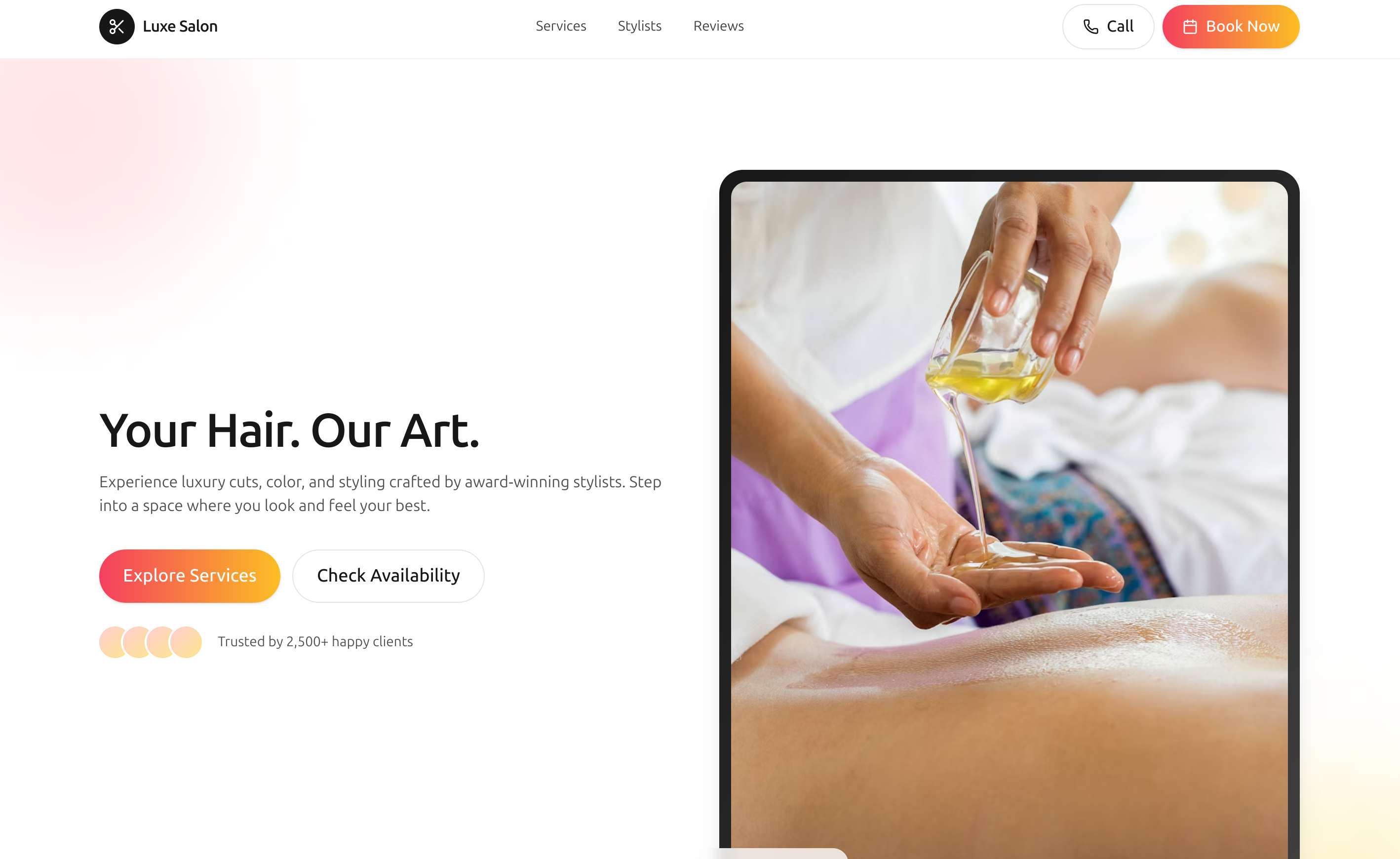 Beauty Salon Website